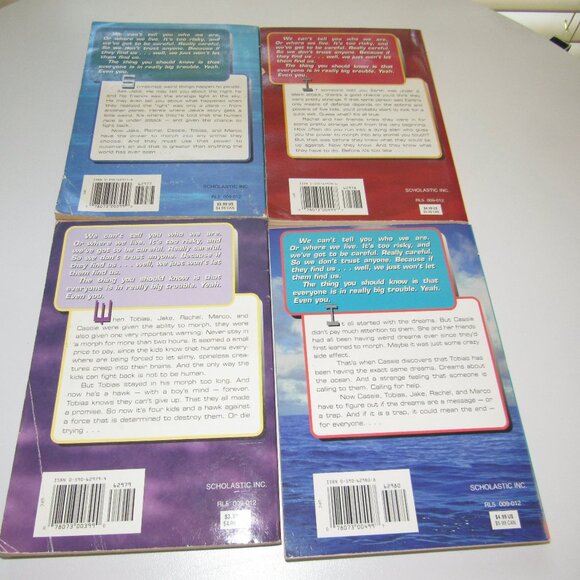 Animorphs Lot (Set of 4) by K.A. Applegate | Scholastic 90s Vintage YA Sci-Fi - Picture 2 of 4